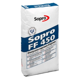 SOPRO Highly elastic tile adhesive grey,25kg