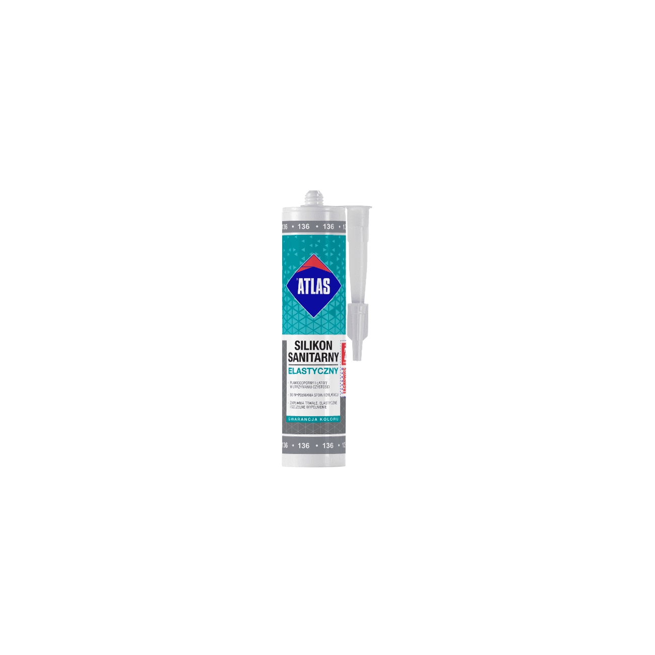 Atlas Elastic Sanitary Silicone Sealant