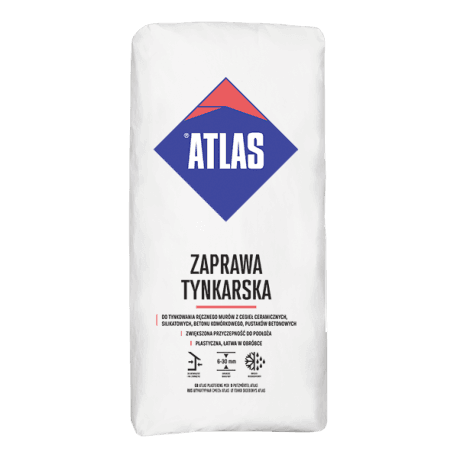 Atlas Grouting Mortar for Stone & Brick Grey 25kg