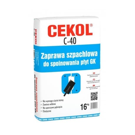 Cekol C-40 Plasterboard Joint Filler 16kg