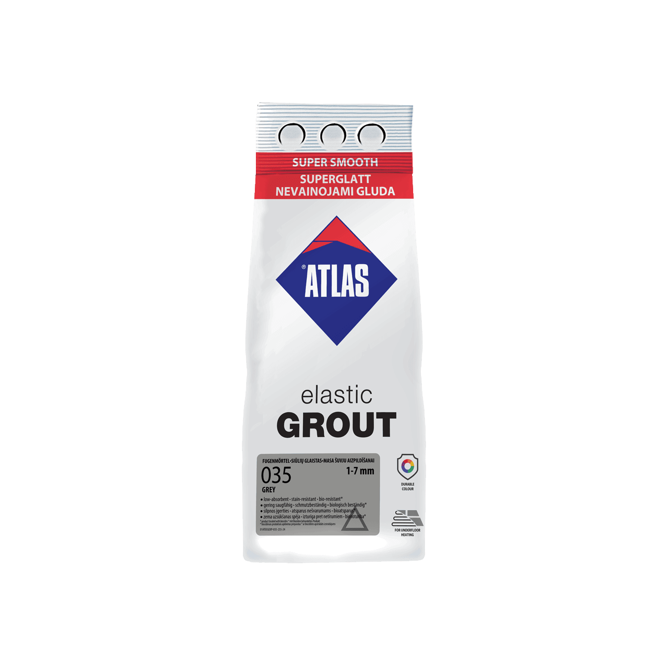 ATLAS Elastic Grout 5kg - Flexible Tile Joint Grout